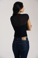 Mesh Drape Top