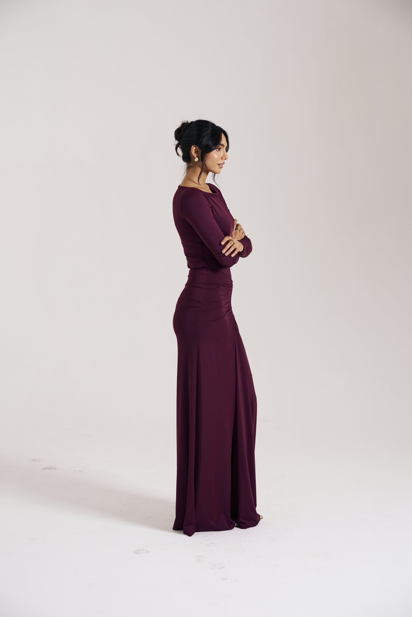 Berry Body Ruched Skirt