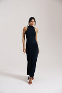 Black Sheer Back Dress
