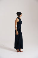 Black Sheer Back Dress