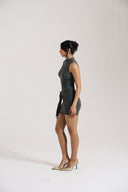 Olive Wrap Dress