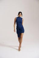 Navy Wrap Dress