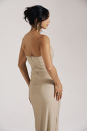 Embellished Strapless Dress