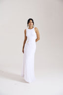 Asymmetric Ivory Dress