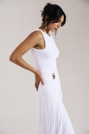 Asymmetric Ivory Dress
